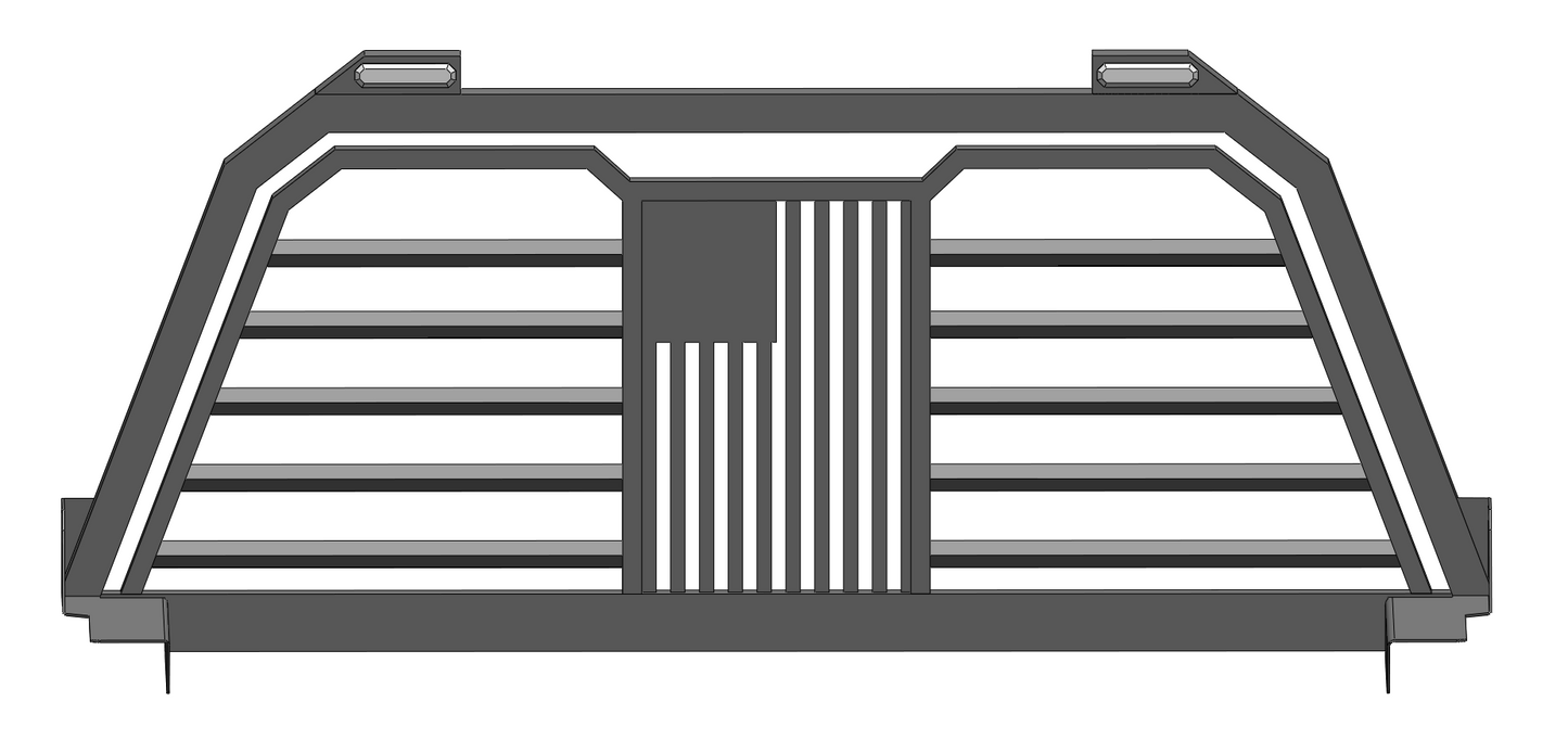 Double Frame Rack Design