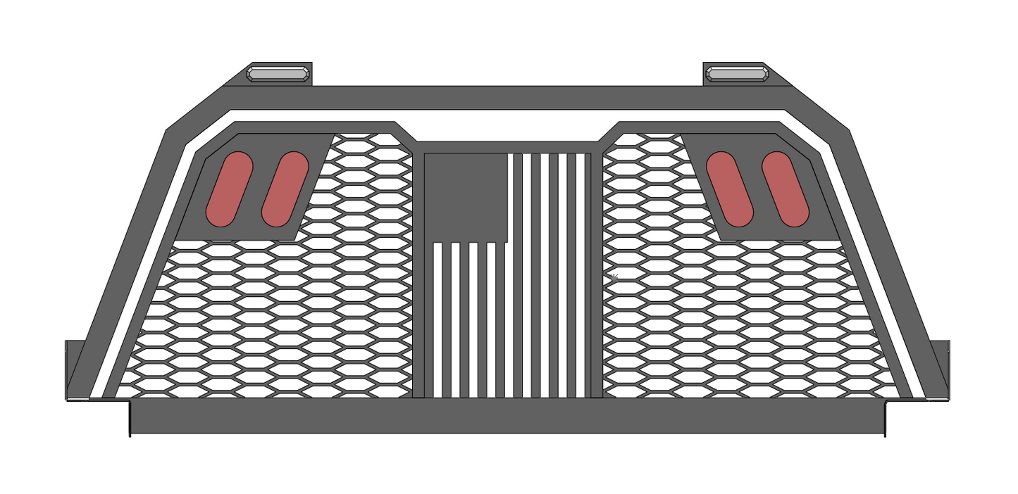 Double Frame Rack Design