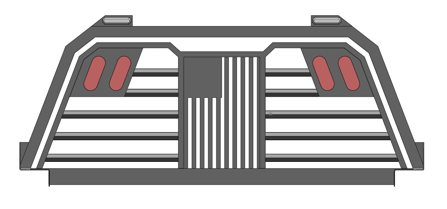 Double Frame Rack Design