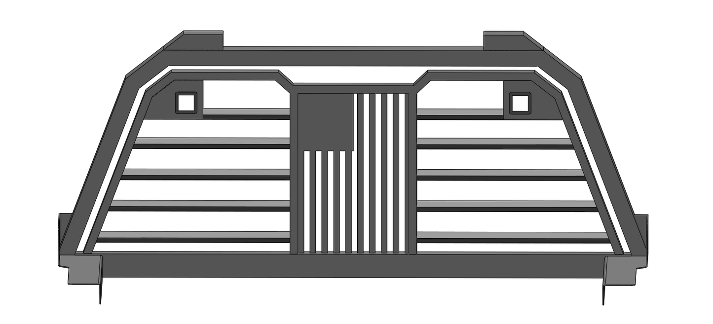 Double Frame Rack Design