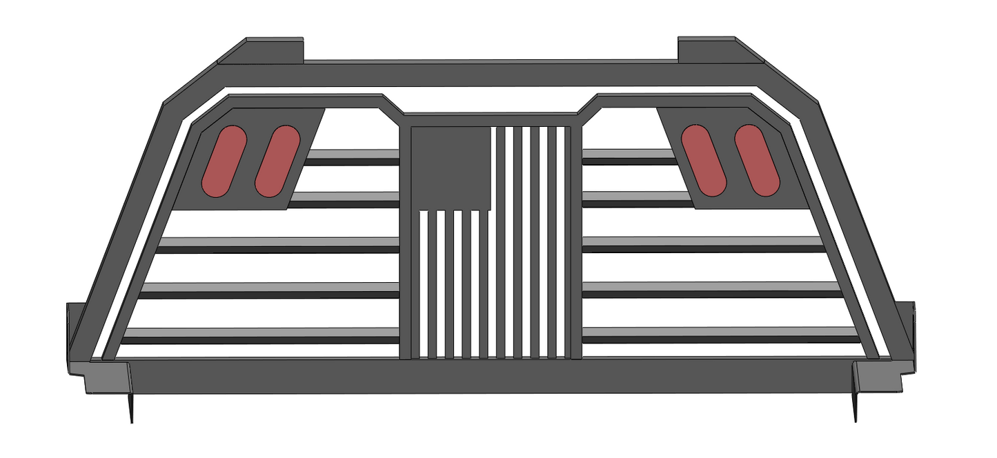 Double Frame Rack Design