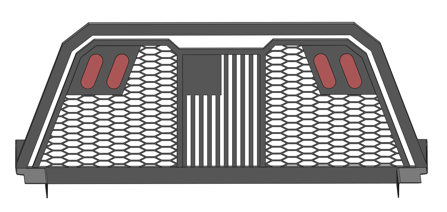 Double Frame Rack Design
