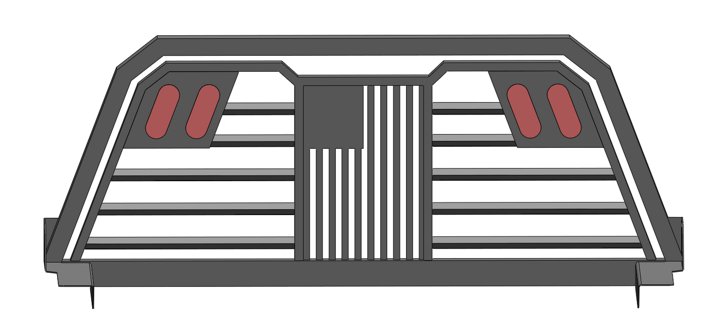 Double Frame Rack Design