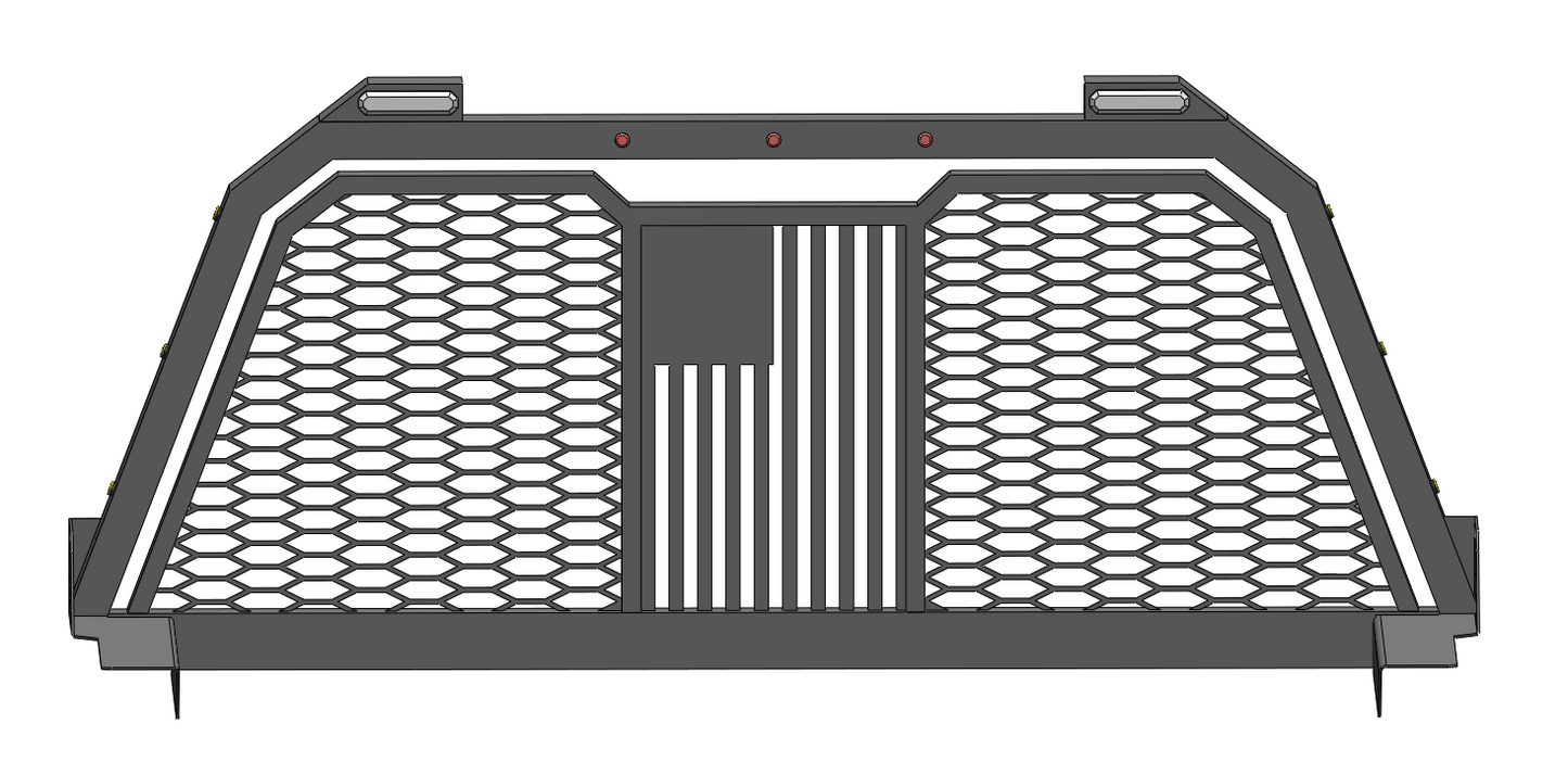 Double Frame Rack Design