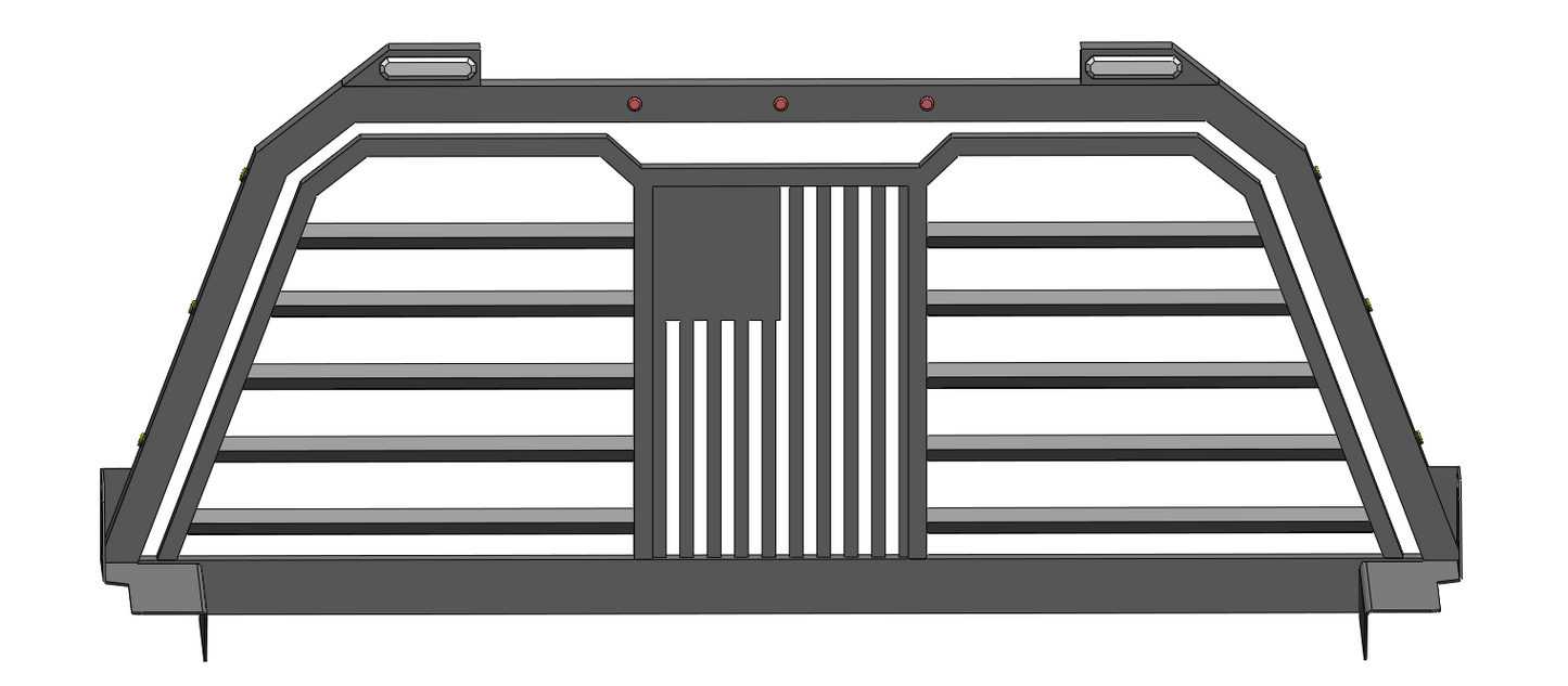Double Frame Rack Design