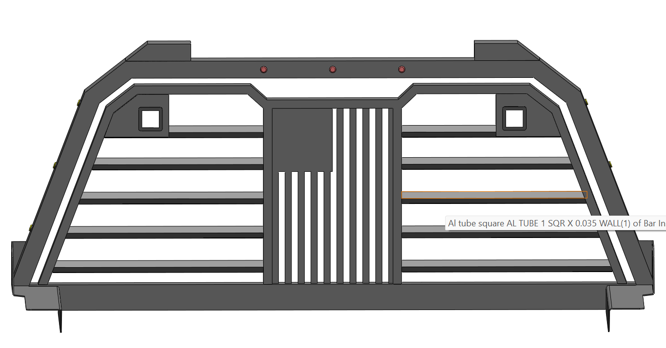 Double Frame Rack Design