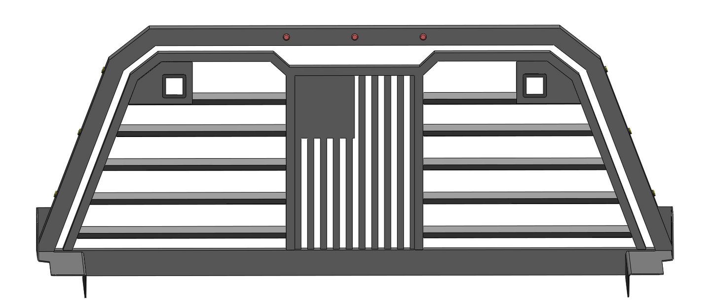 Double Frame Rack Design