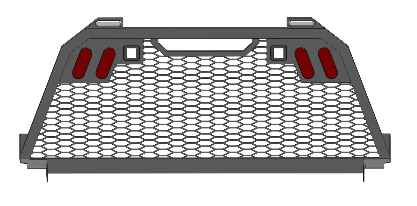 Single Frame Mesh Rack Design