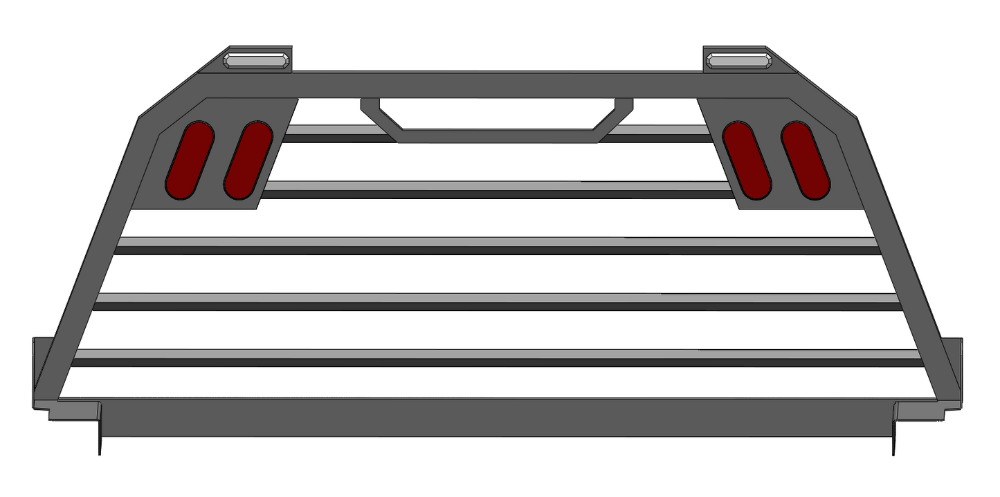 Single Frame Louver Rack Design