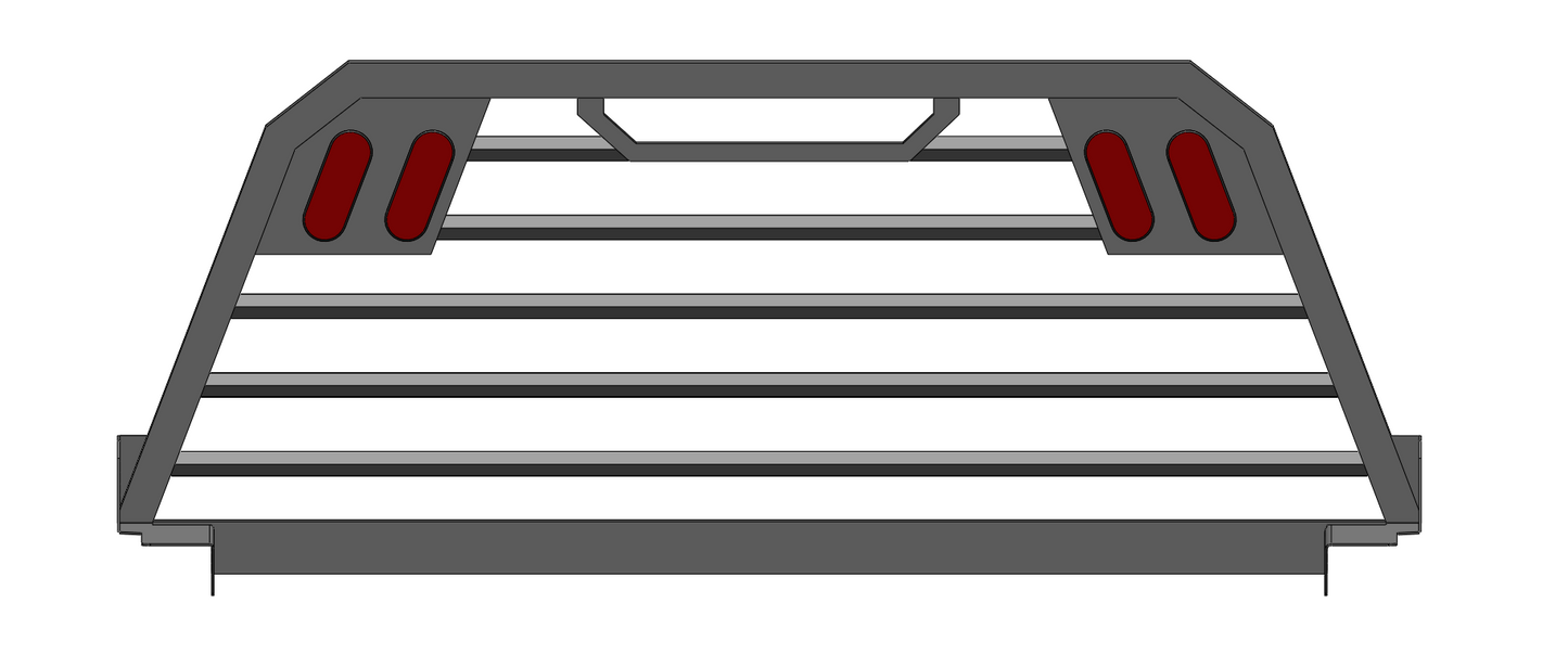 Single Frame Louver Rack Design