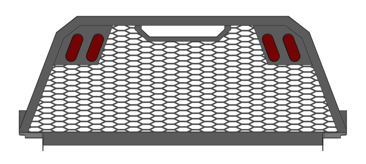 Single Frame Mesh Rack Design