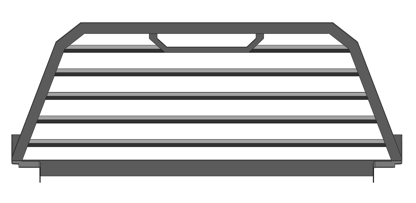 Single Frame Louver Rack Design