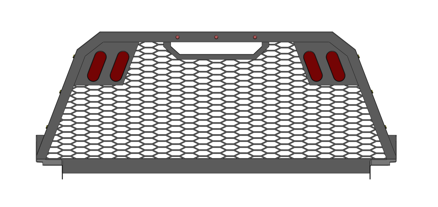 Single Frame Mesh Rack Design
