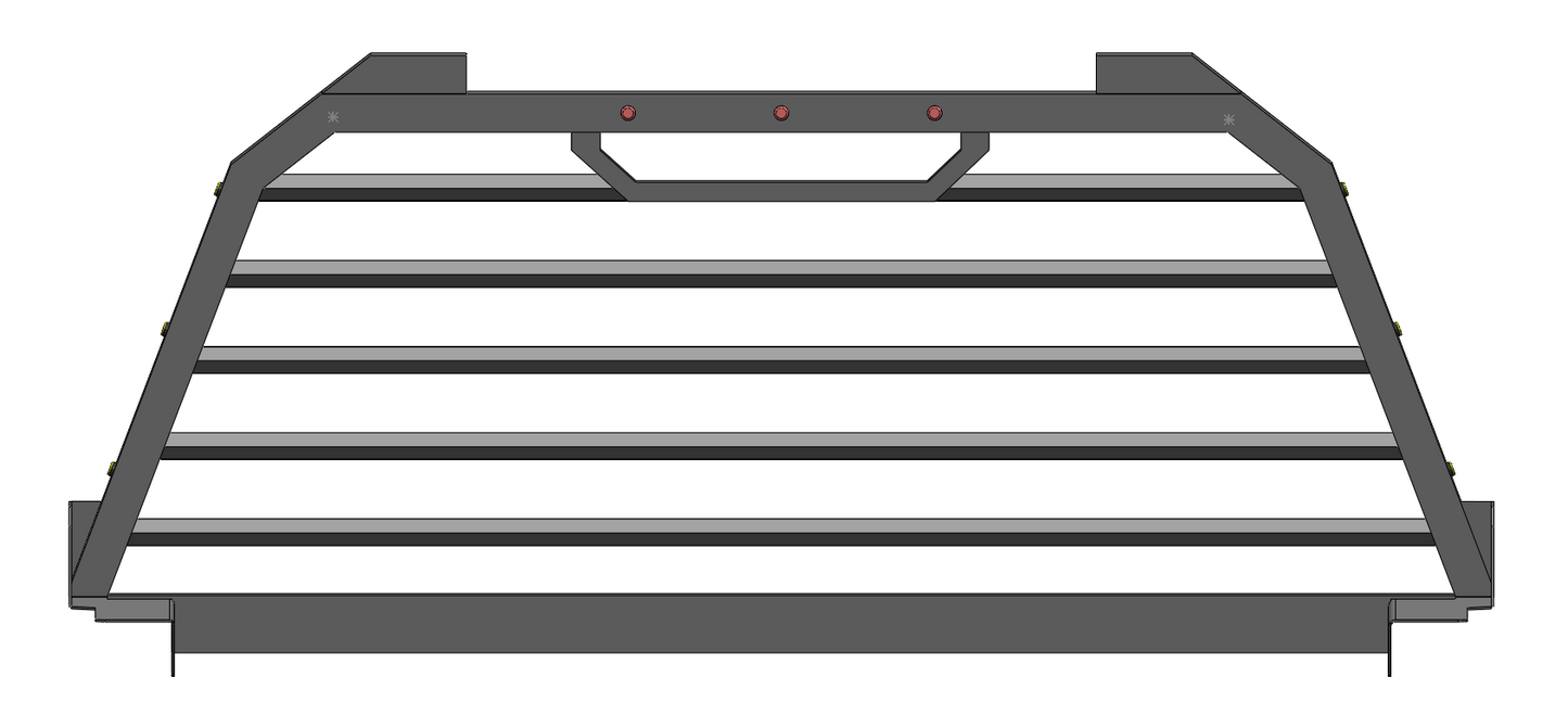 Single Frame Louver Rack Design