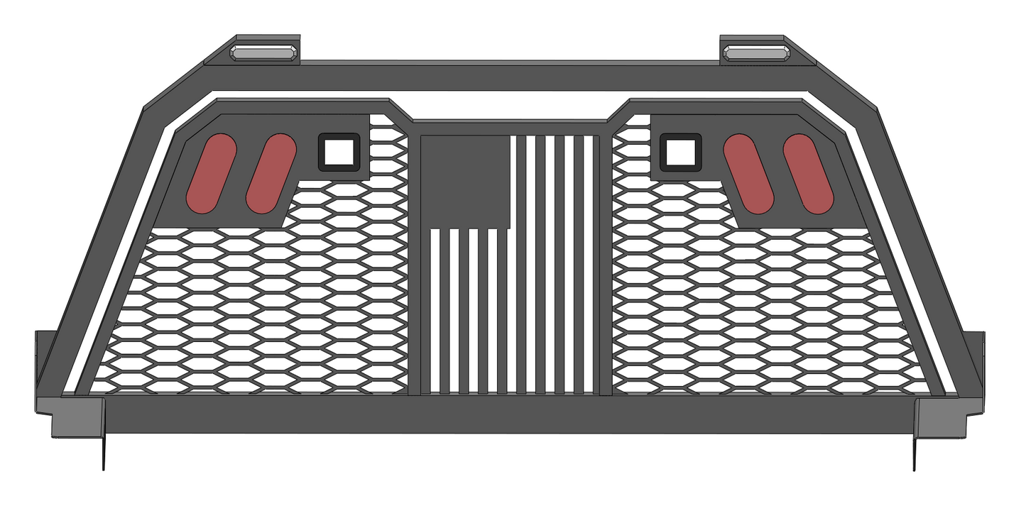 Double Frame Rack Design