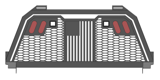Double Frame Rack Design