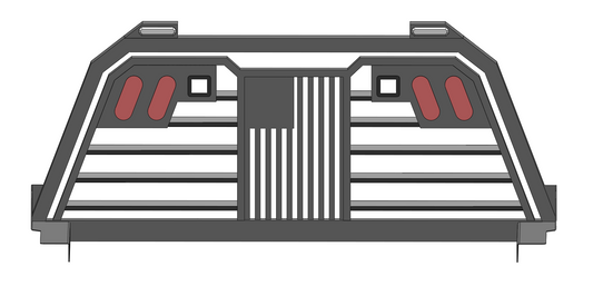 Double Frame Rack Design