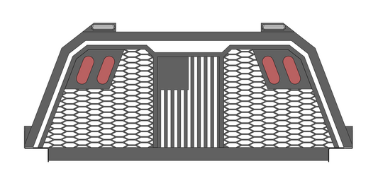 Double Frame Rack Design