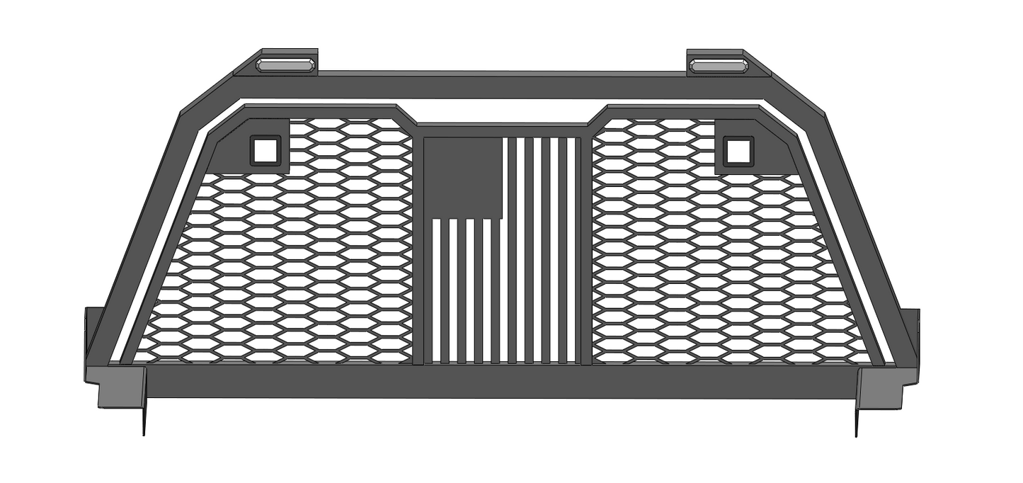 Double Frame Rack Design