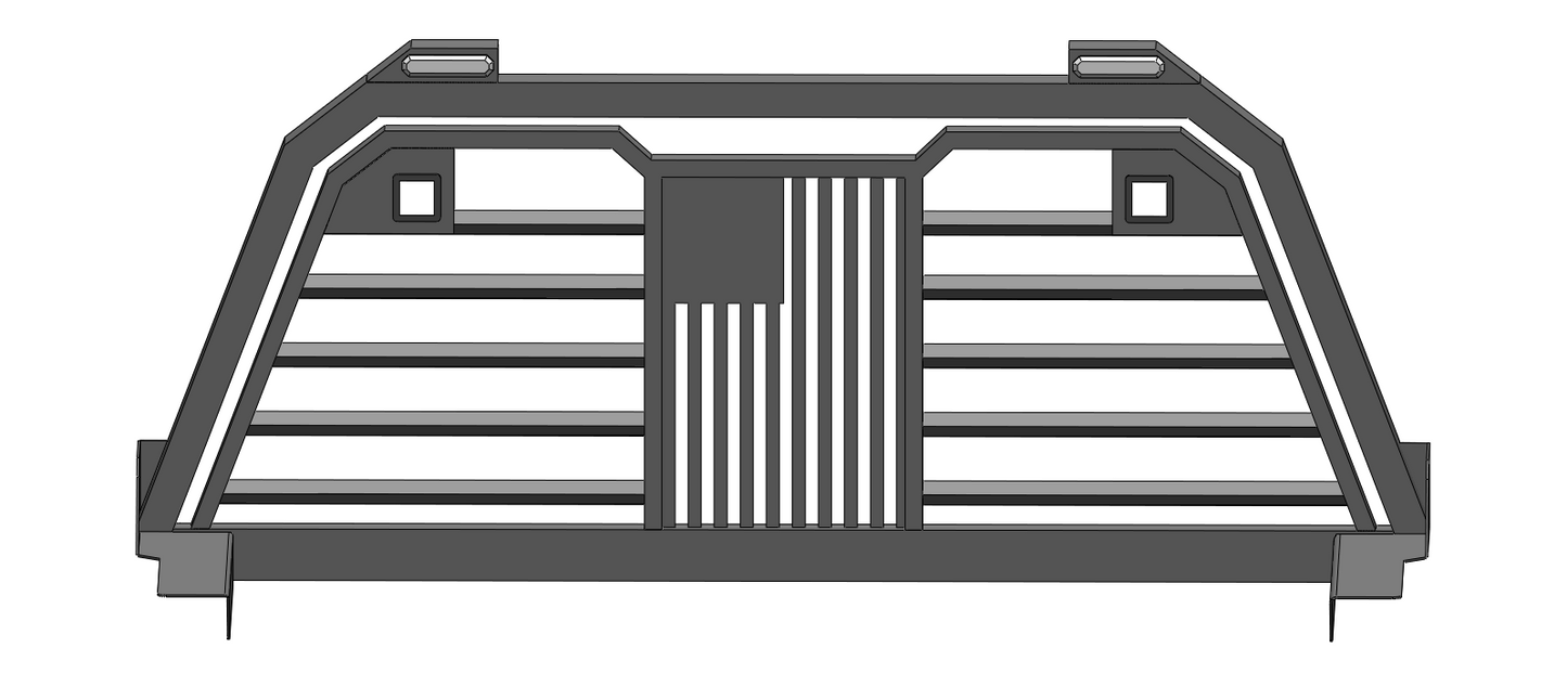 Double Frame Rack Design
