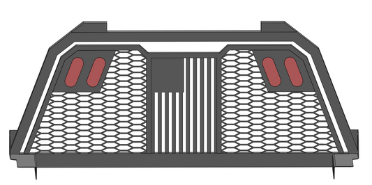 Double Frame Rack Design
