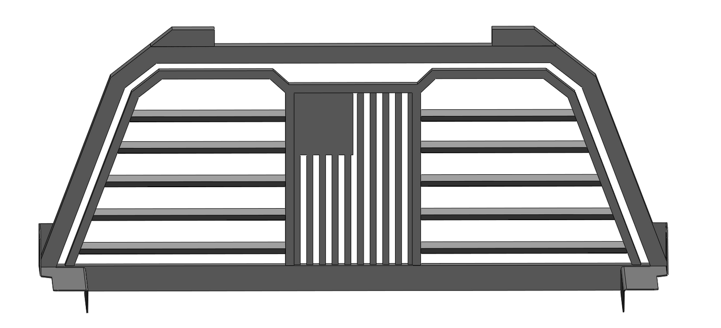 Double Frame Rack Design