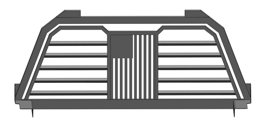 Double Frame Rack Design