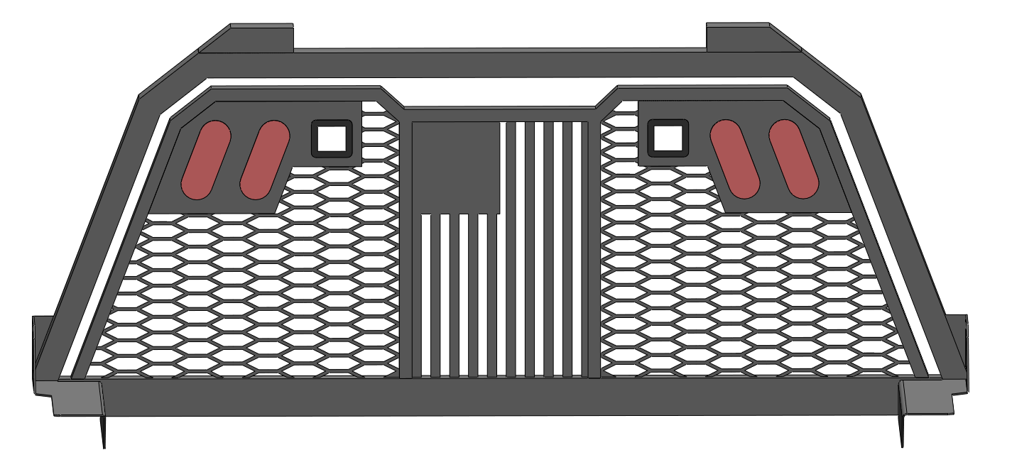Double Frame Rack Design