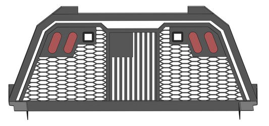 Double Frame Rack Design