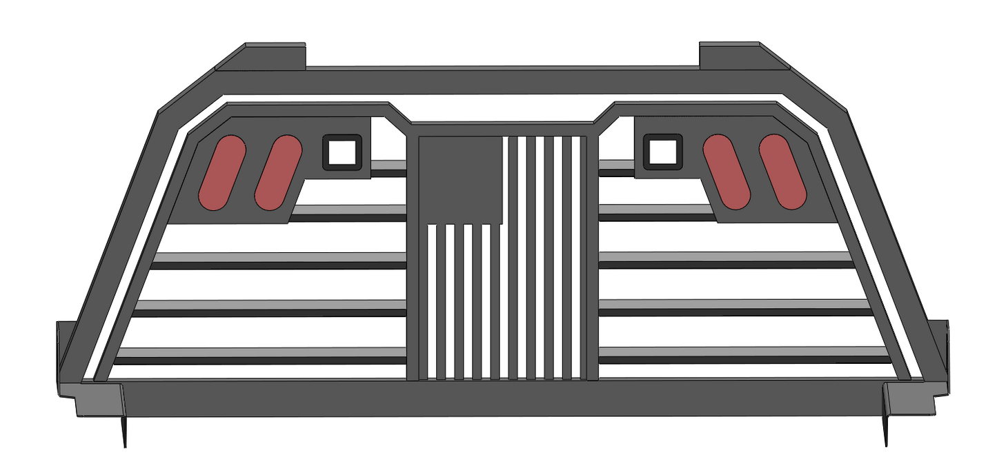 Double Frame Rack Design