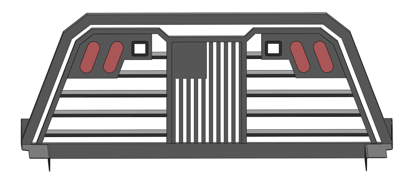 Double Frame Rack Design