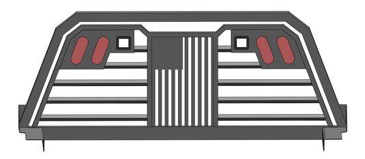 Double Frame Rack Design