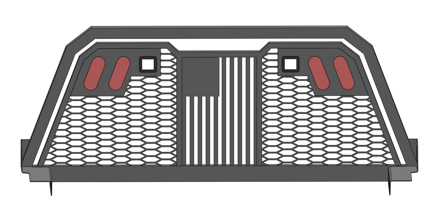 Double Frame Rack Design