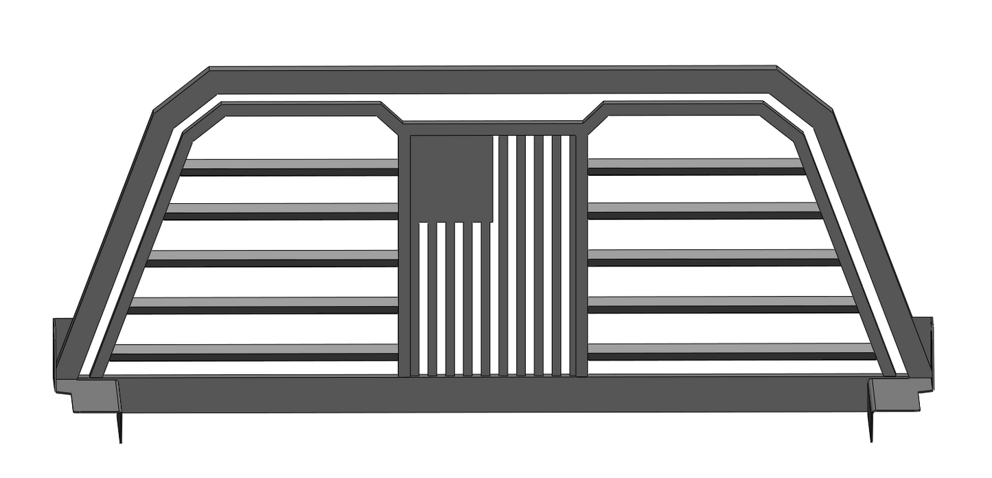 Double Frame Rack Design