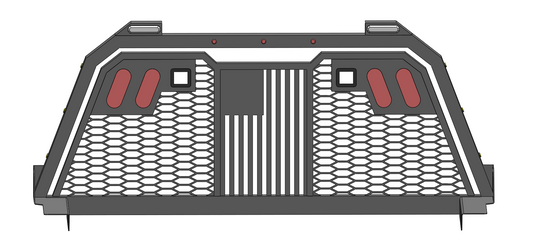 Double Frame Rack Design