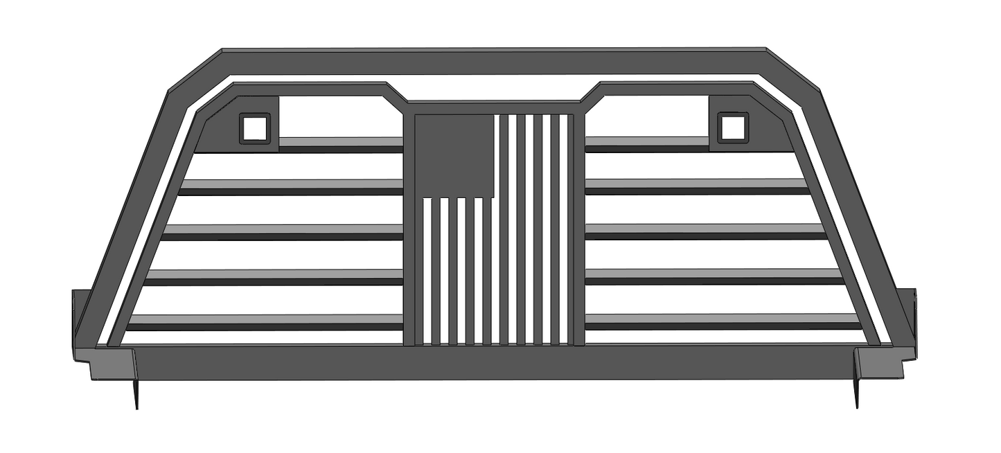 Double Frame Rack Design
