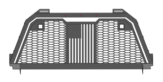 Double Frame Rack Design