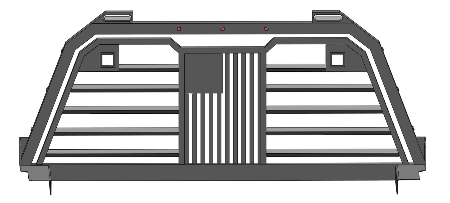 Double Frame Rack Design