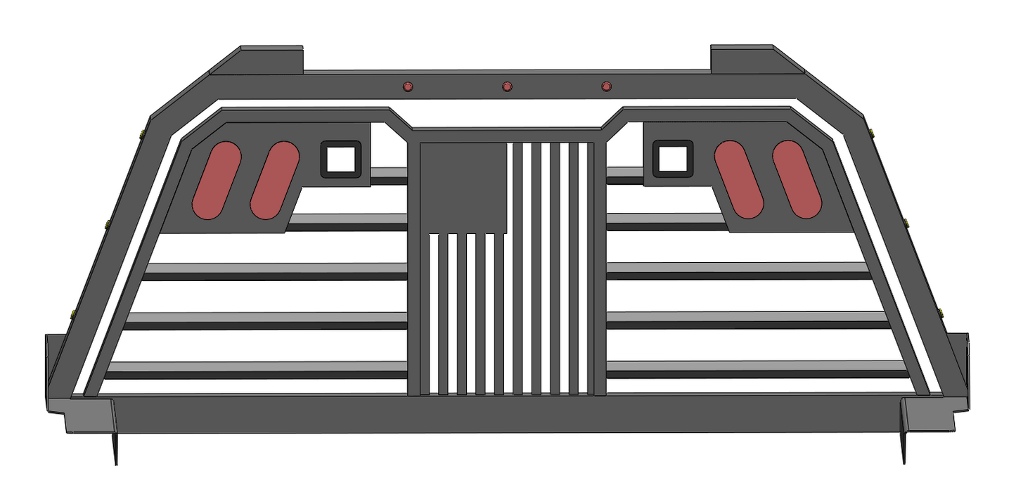 Double Frame Rack Design