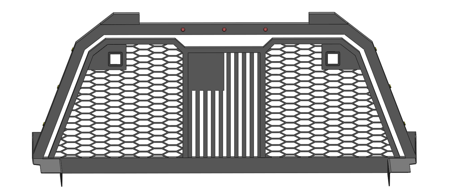 Double Frame Rack Design