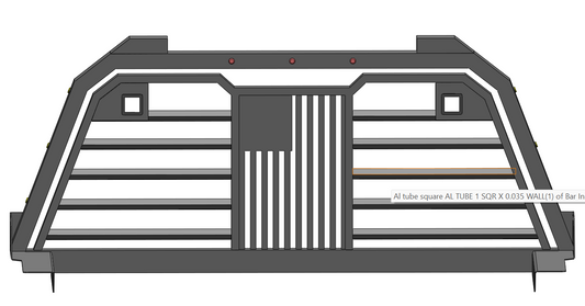 Double Frame Rack Design
