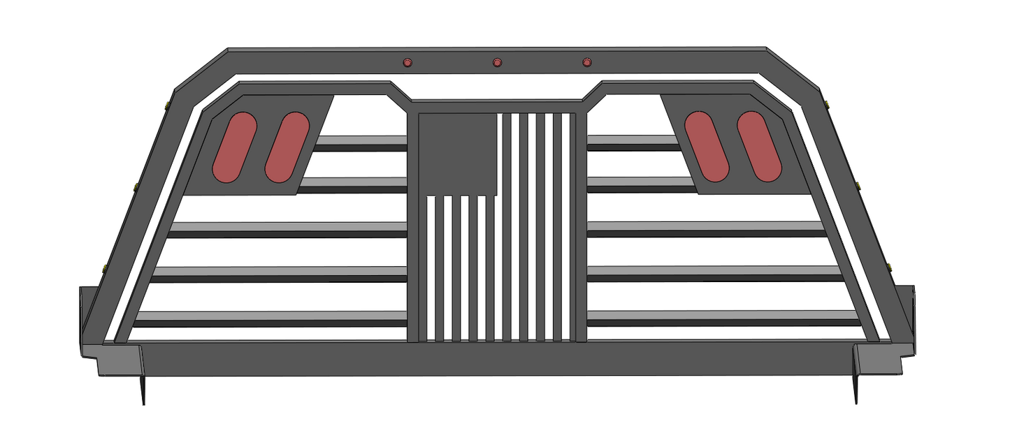 Double Frame Rack Design