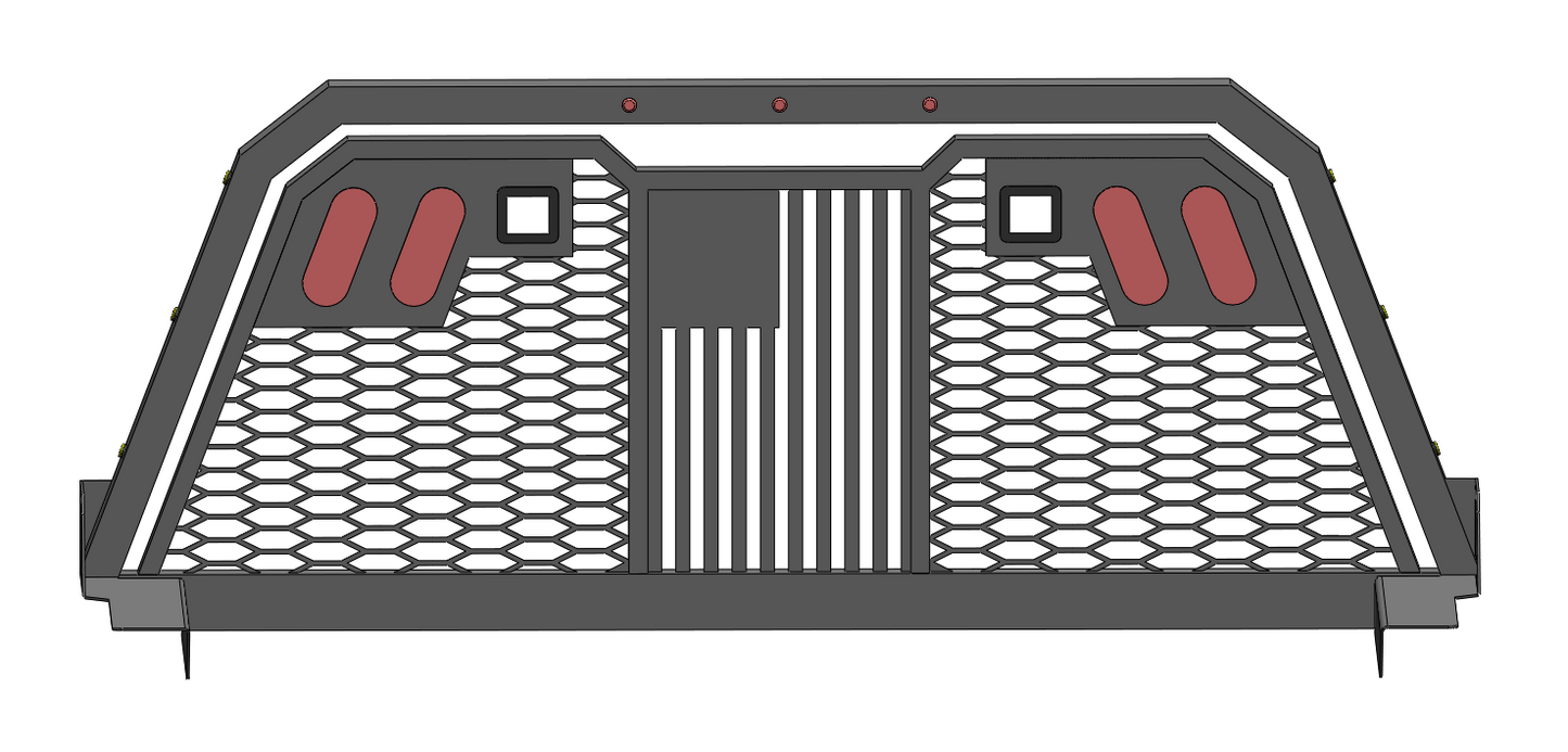 Double Frame Rack Design