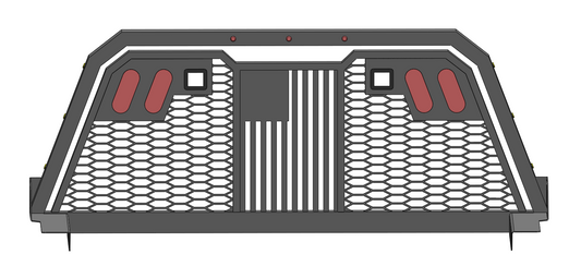 Double Frame Rack Design