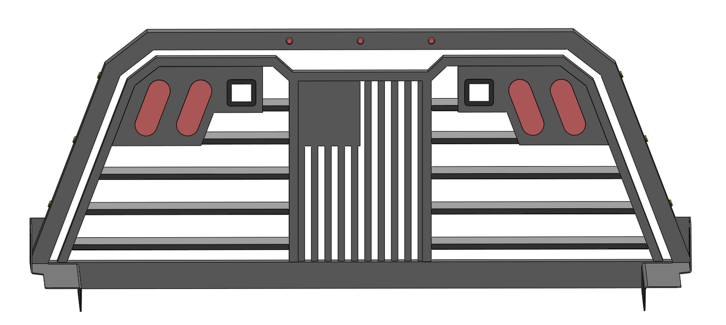 Double Frame Rack Design