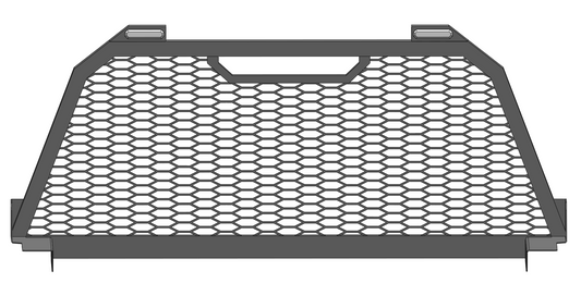Single Frame Mesh Rack Design