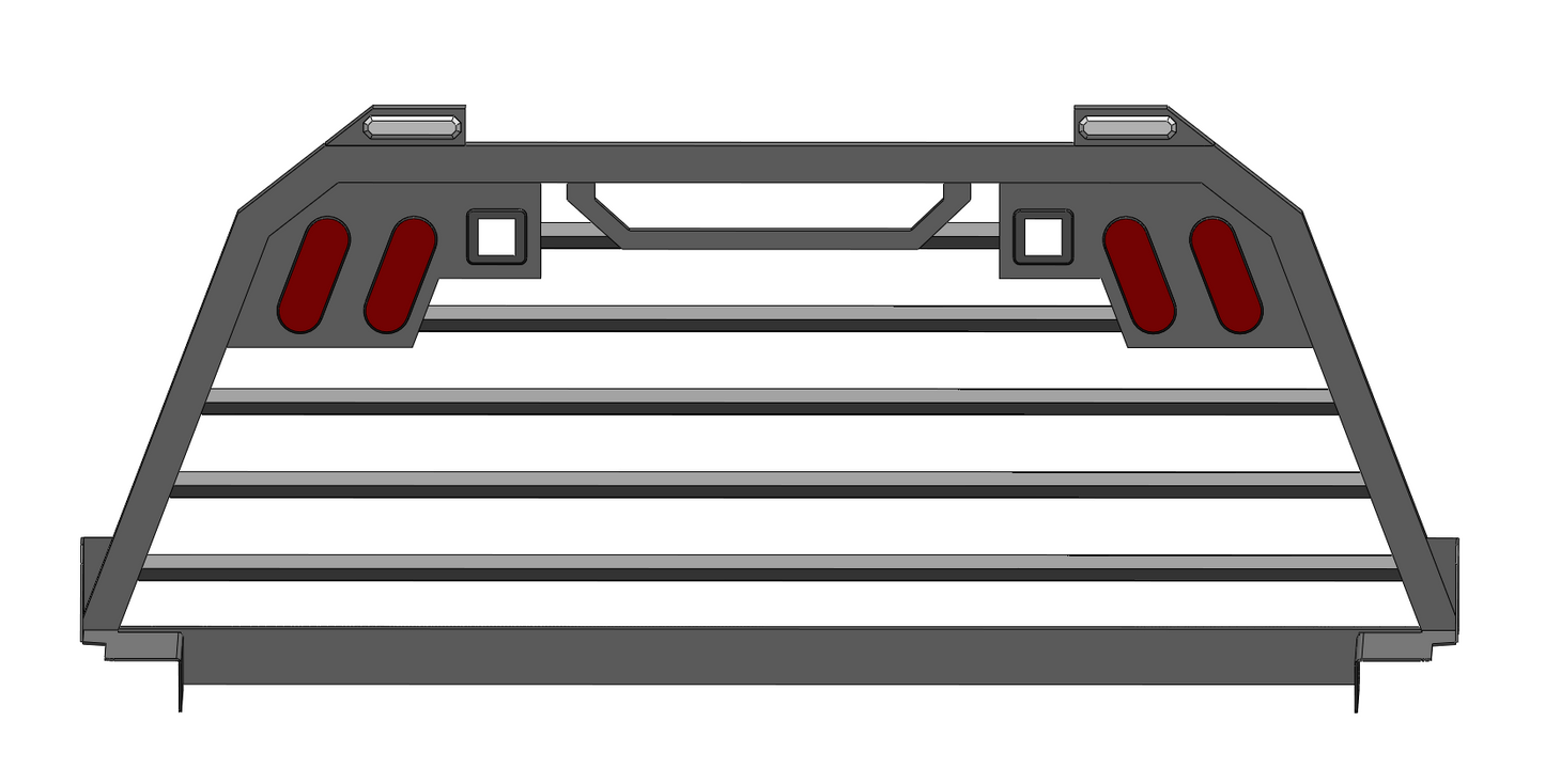 Single Frame Louver Rack Design