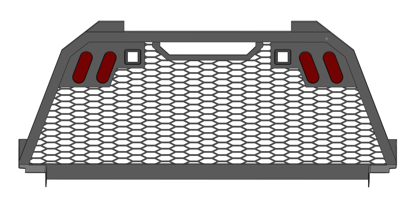 Single Frame Mesh Rack Design