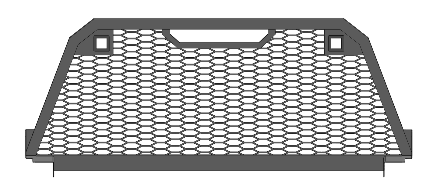 Single Frame Mesh Rack Design