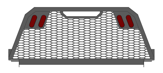 Single Frame Mesh Rack Design